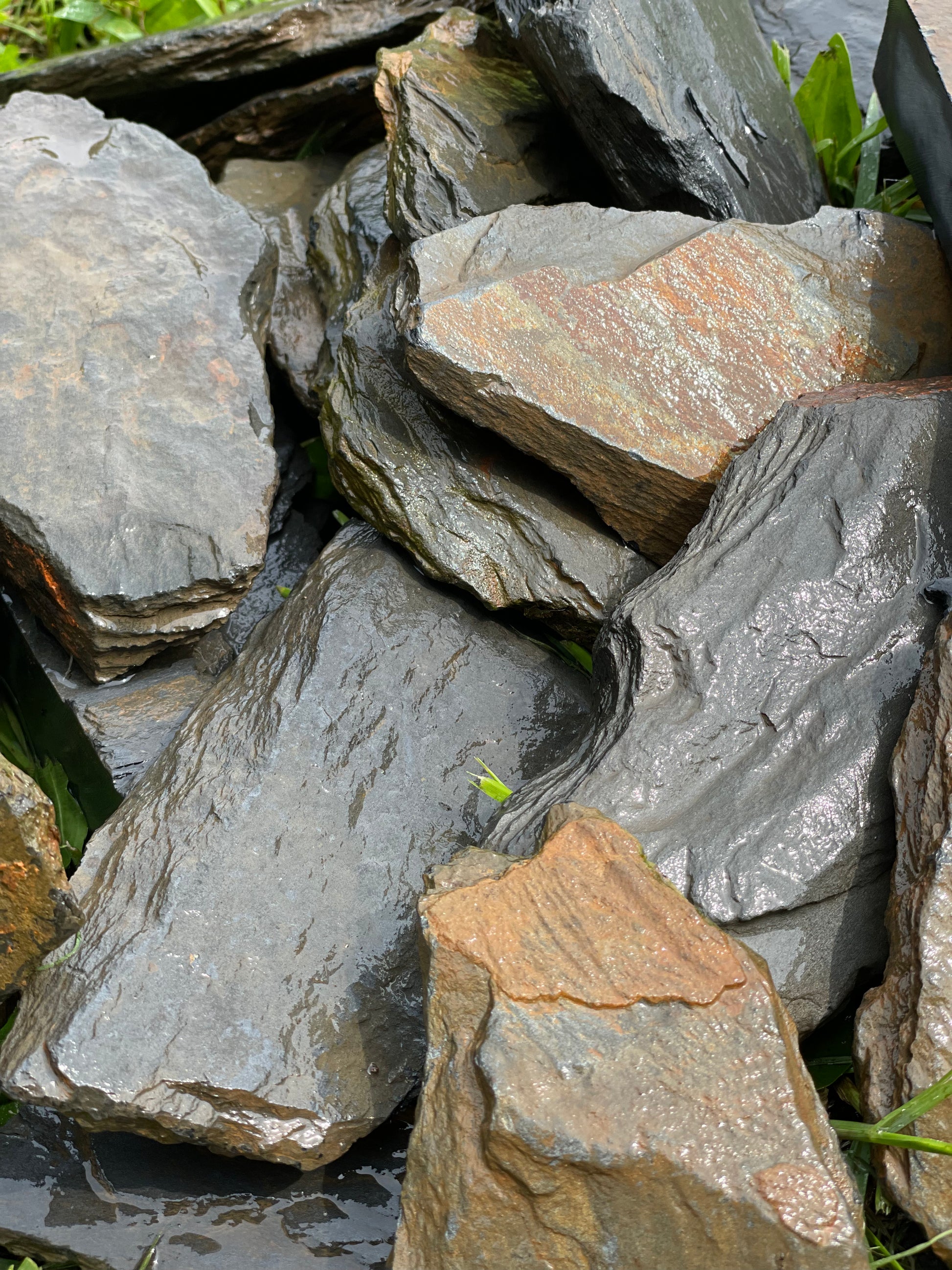 20 Pounds - Natural Slate Stone | Wholesale