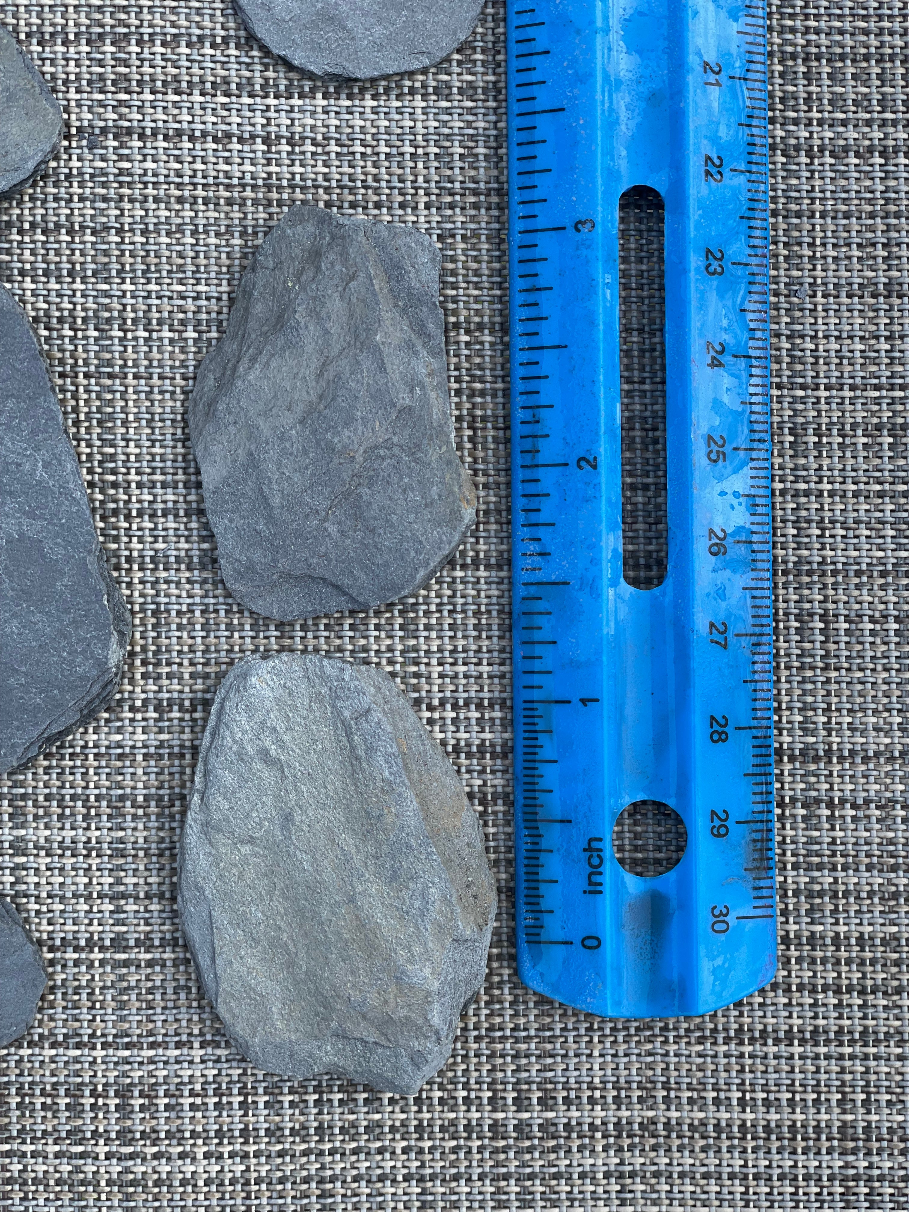 Ten small Slate Steppingstones For Fairy Gardens Or Crafts.
