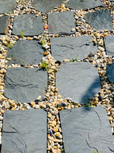 Load image into Gallery viewer, 10 Natural Slate Steppingstones
