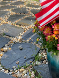 20 Natural Slate Steppingstones