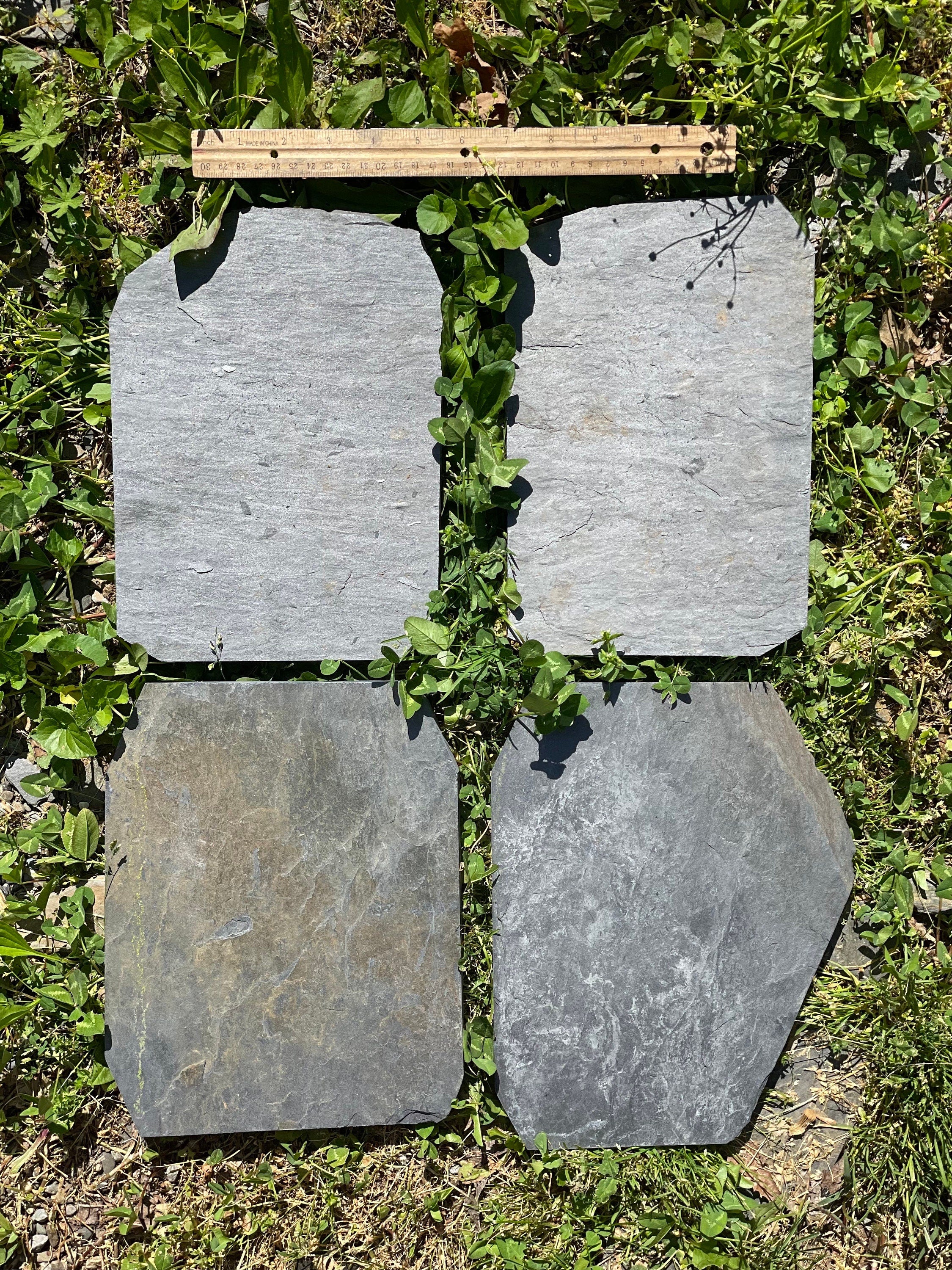 4 Medium Slate Steppingstones