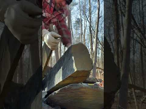 Two Natural Slate Steppingstones