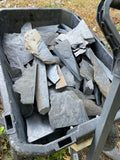 Hand-gathered Maryland slate scrap from our quarry rubble piles