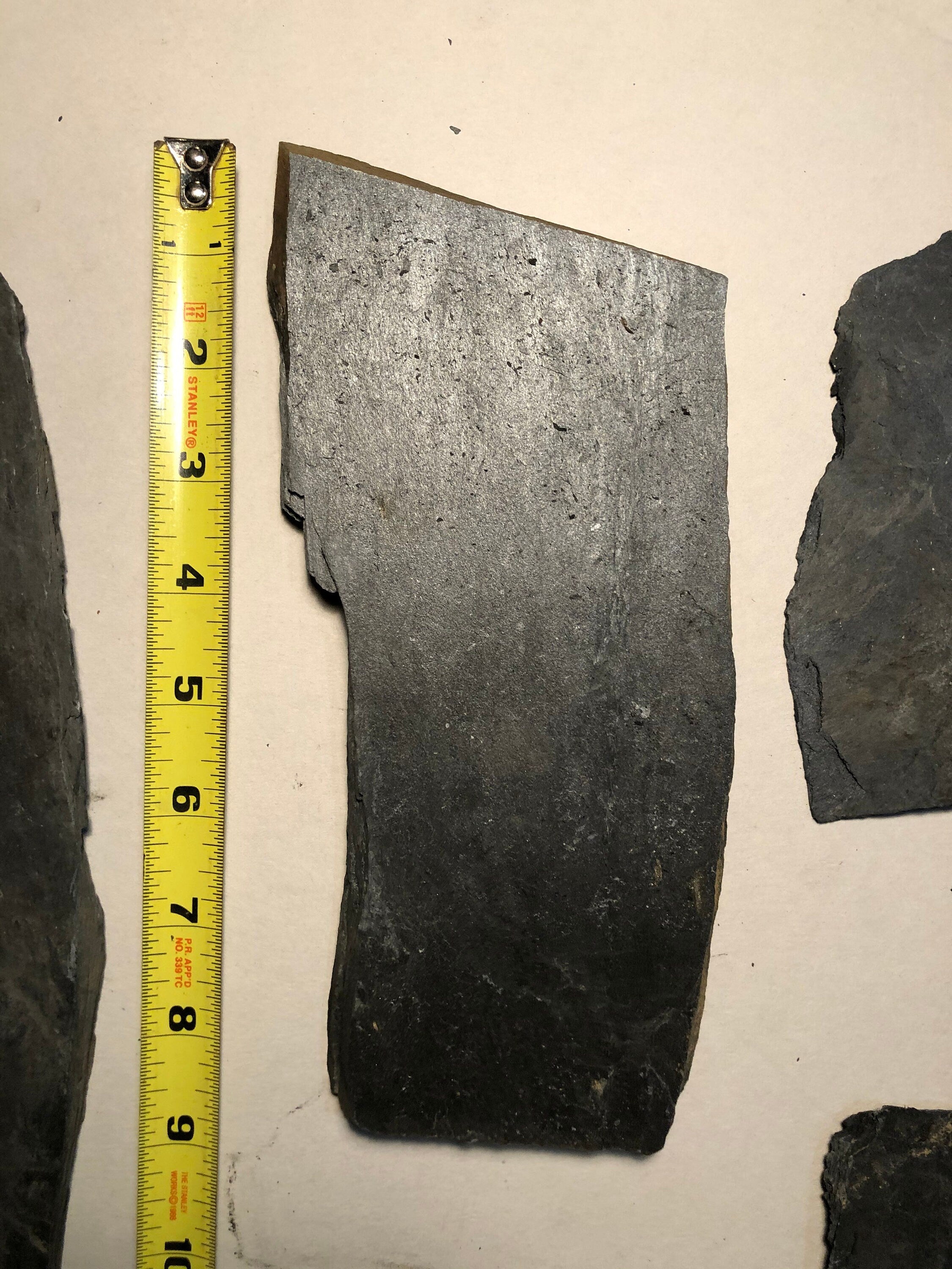 5-8lbs NATURAL SLATE STONE 3-4 pieces.