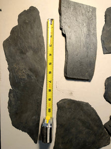 5-8lbs NATURAL SLATE STONE 3-4 pieces.