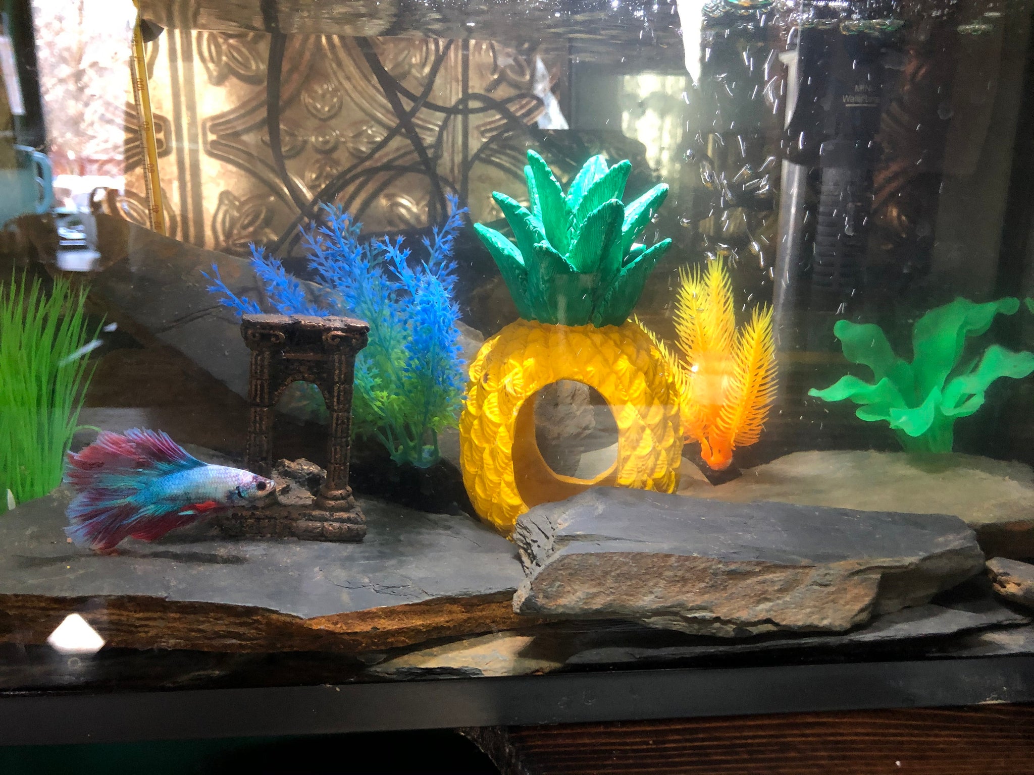 Aquarium Rock Aquascape Stone Landscape Fish Tank Decorations 