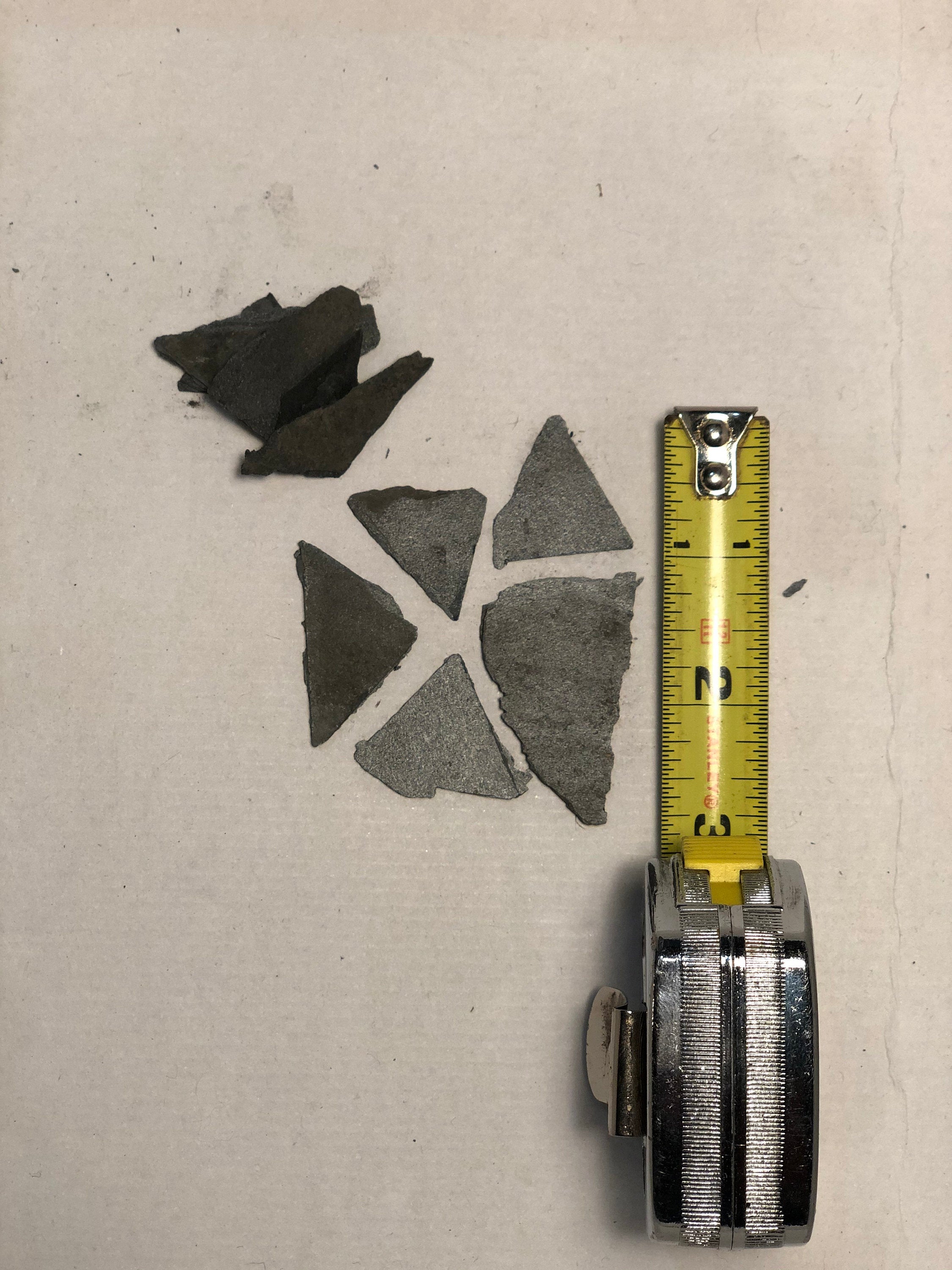 Make your own NATURAL SLATE STONE arrowheads. Easy to shape. Primitive tools, crafts, projects.