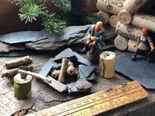 Load image into Gallery viewer, Fairy Garden NATURAL SLATE STONE miniature fire pit, walk way, walls. Kids projects.

