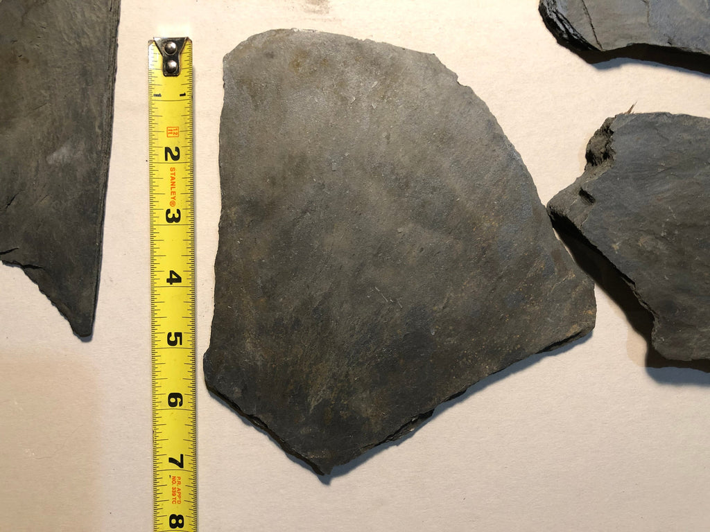 5-8lbs NATURAL SLATE STONE 3-4 pieces.