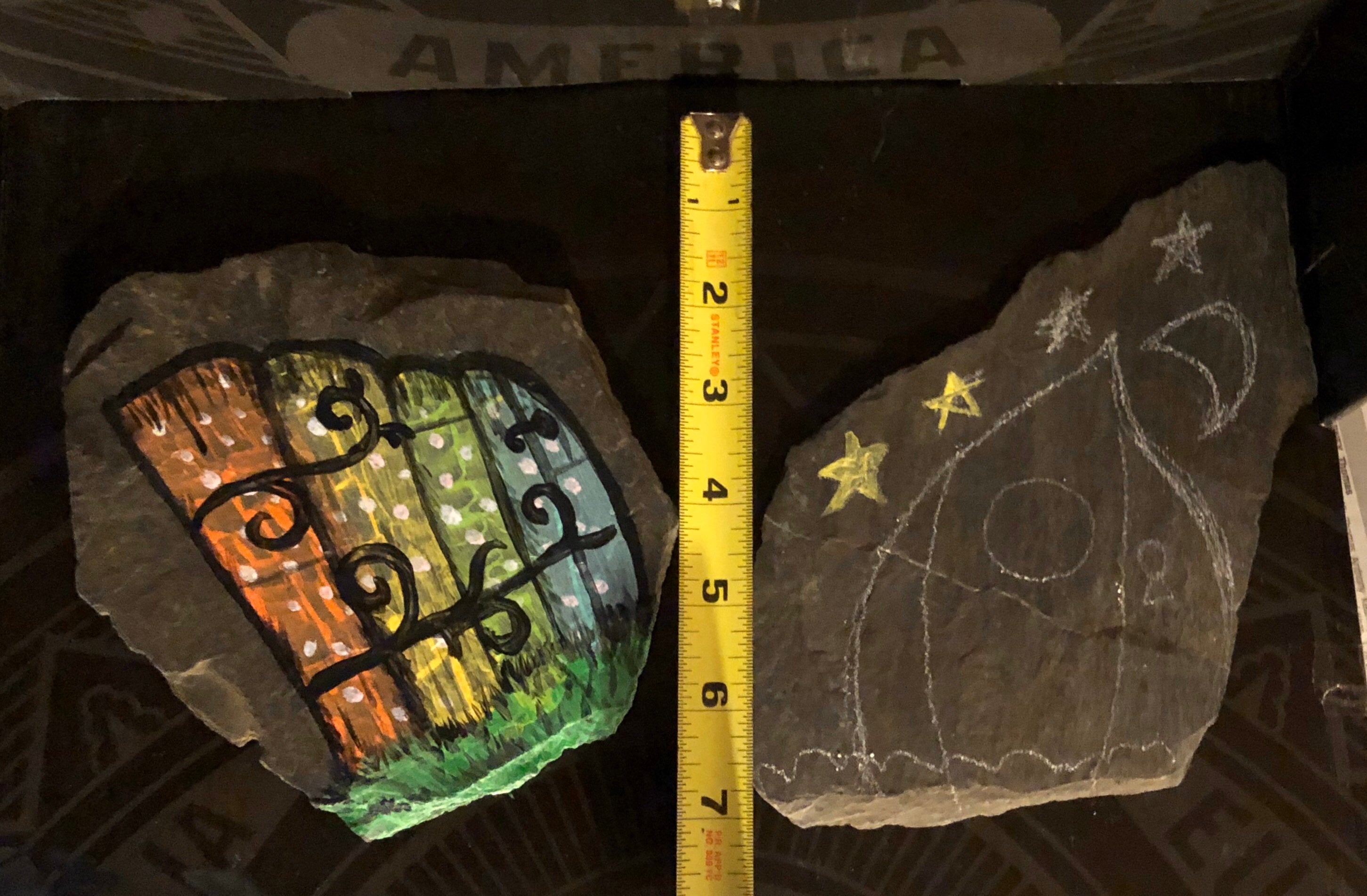 Price Reduced: Natural Slate Stone for crafts, fairy doors, gnome doors, kids crafts, natural materials.