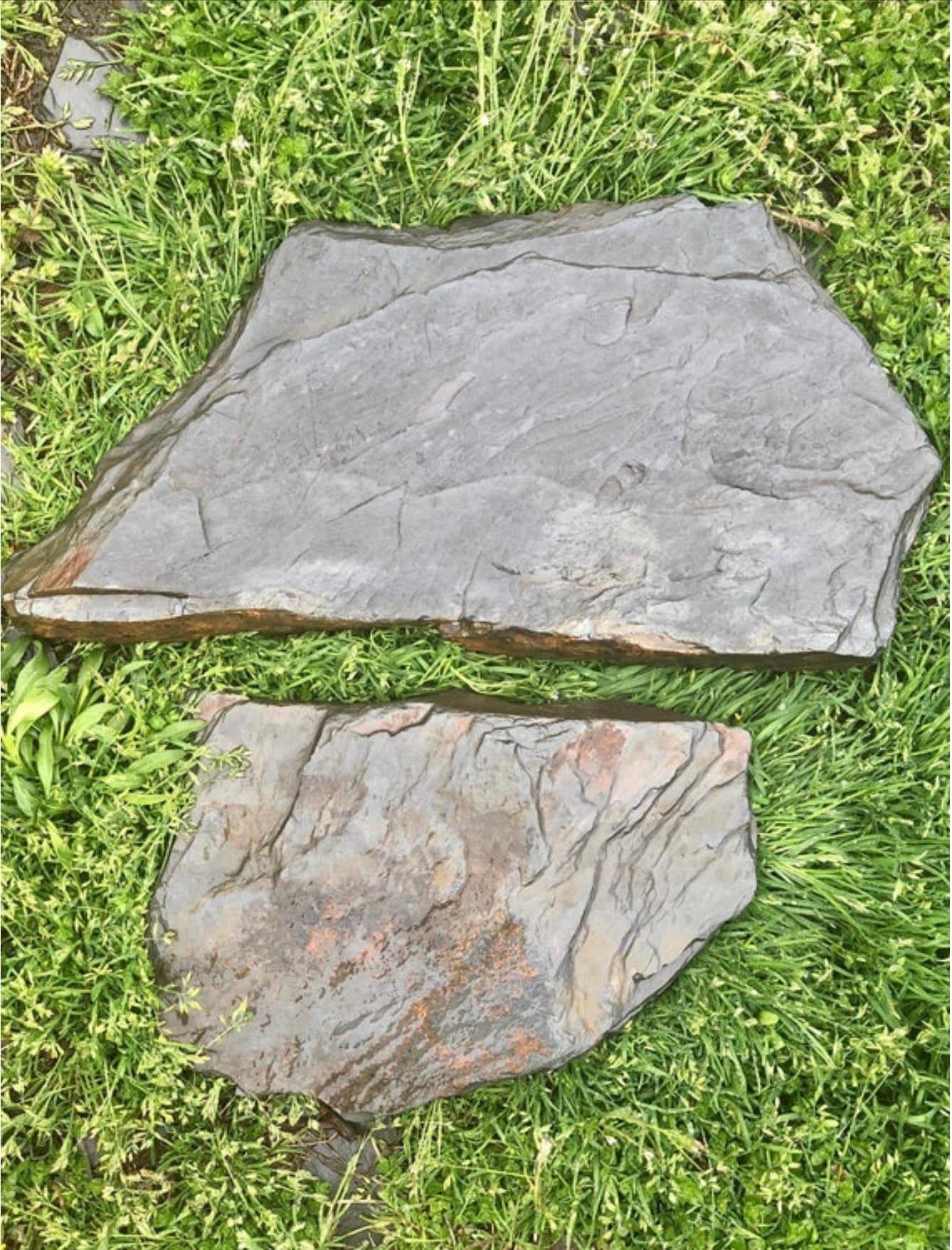 10 Natural Slate Steppingstones